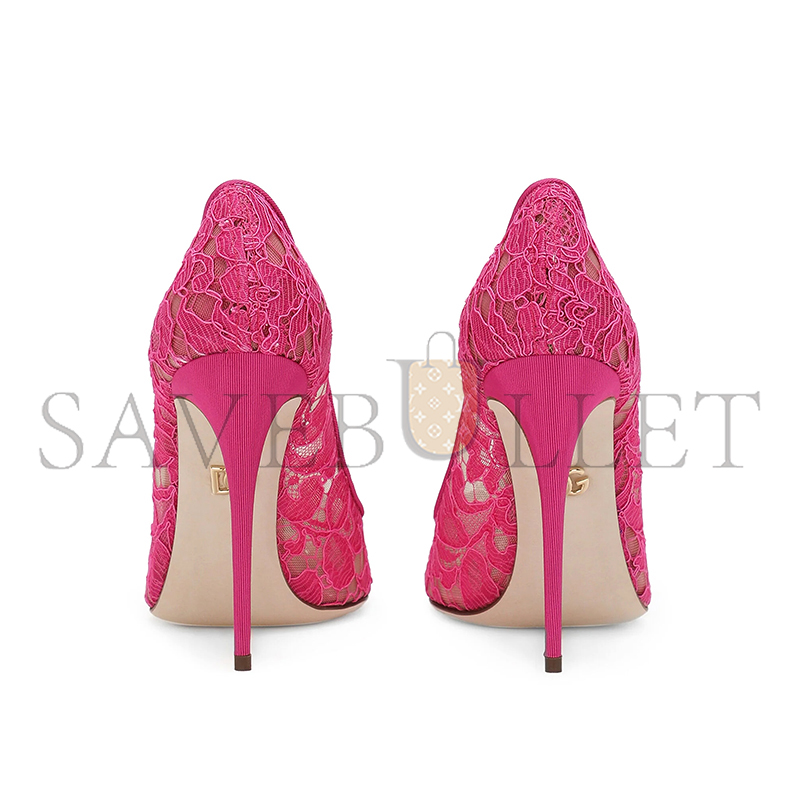 DOLCE GABBANA RAINBOW LACE PUMPS IN LUREX LACE CD1823AQ07480422 DOLCE GABBANA RAINBOW LACE PUMPS IN LUREX LACE CD1823AQ07480422